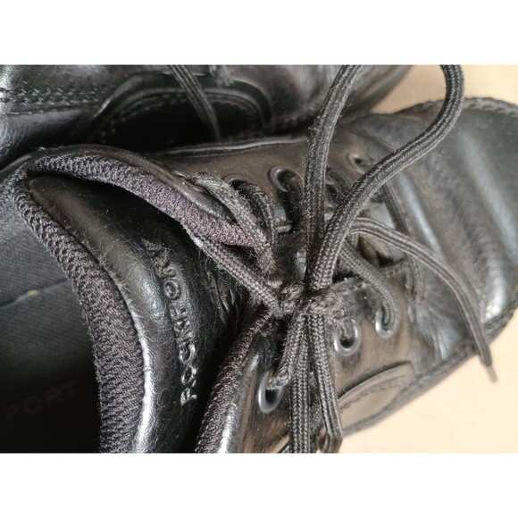Rockport Ridgefield Eureka Men's Size 10 US Black Leather Walking Shoes - Picture 8 of 8
